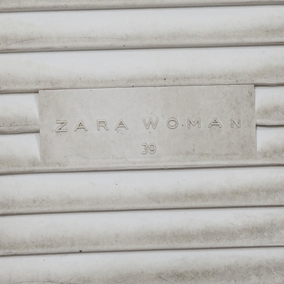 ZARA WOMAN Patent Platform Pointed Toe Lace-Up Oxford with HEARTS - Picture 8 of 16